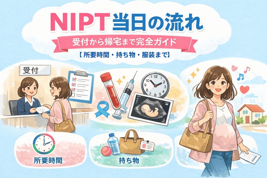 NIPT当日の流れ　　よくわかるNIPT